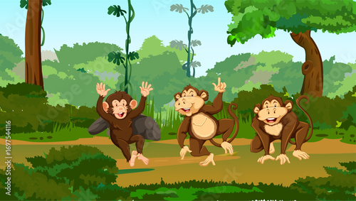 jungle illustration 