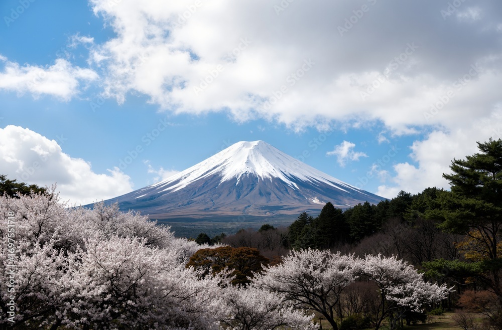 Fototapeta premium mount fuji in autumn