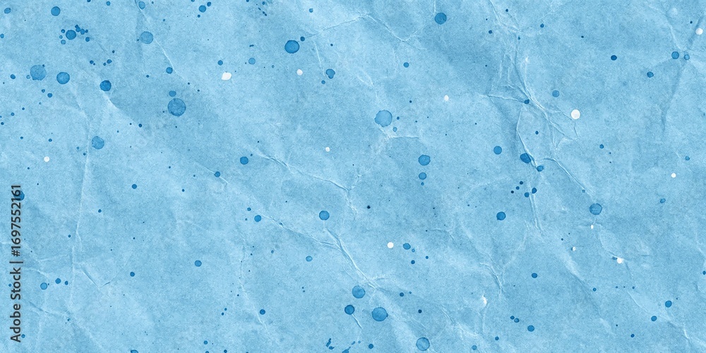 Obraz premium Seamless blue paper texture with subtle stains and splatters for artistic backgrounds