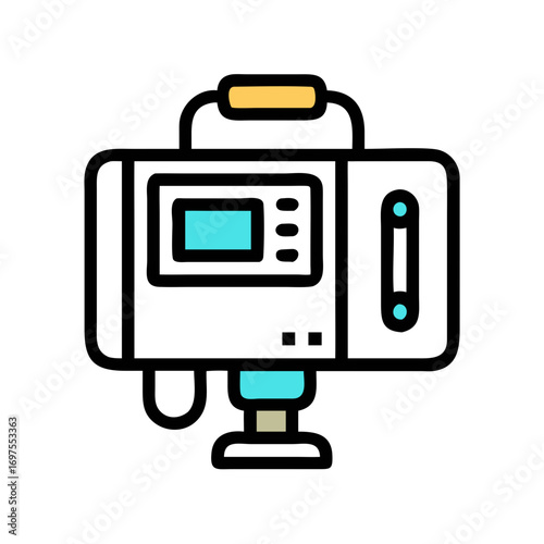 Abstract visual of simple shapes creates a simple network
