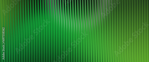 Εκτύπωση καμβά Abstract vertical green glass texture with light refraction and bokeh effect, re