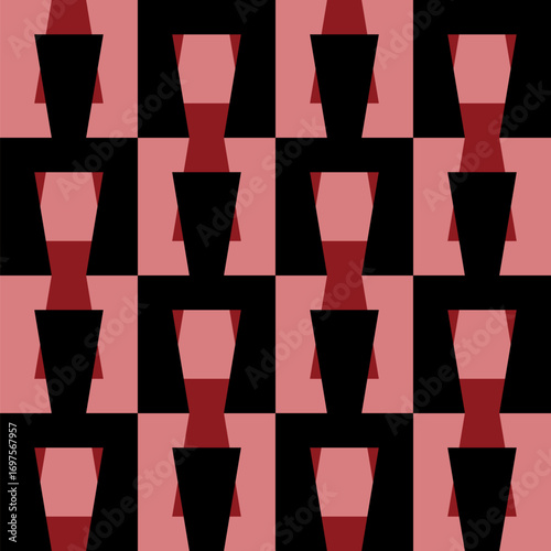 Abstract geometric seamless...