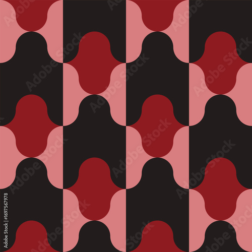 Abstract geometric seamless...