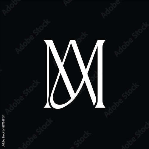 MA luxury creative monogram design