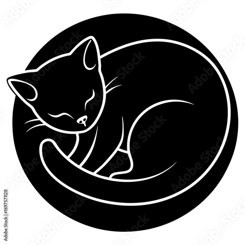 vector illustration of a cat