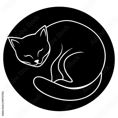 vector illustration of a cat