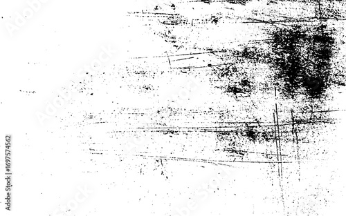 Black texture overlay. Dust grainy texture on white background. Grain noise stamp. Abstract monochrome background. Black and white texture