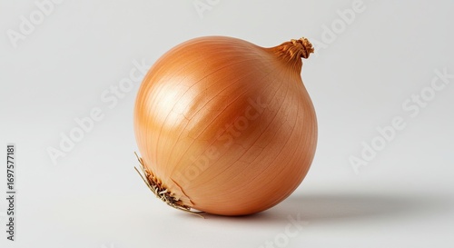 Wallpaper Mural Golden Onion Vegetable Bulb on White Background Still Life Torontodigital.ca