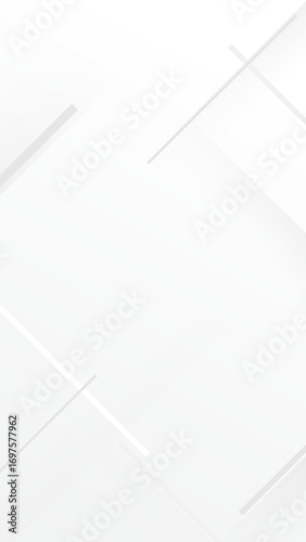 Minimal geometric white light vertical background abstract. template layout cover social media. Reel, shorts.