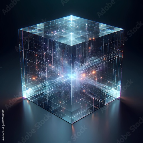 Holographic Memory Crystal Cube