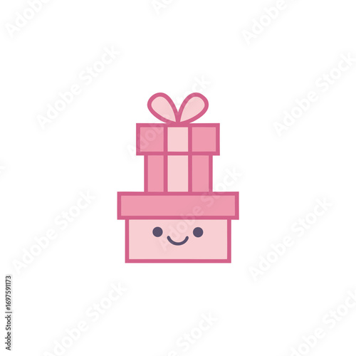 Gift box christmas gift present Vector