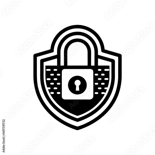 multi factor authentication vector monotone icon 