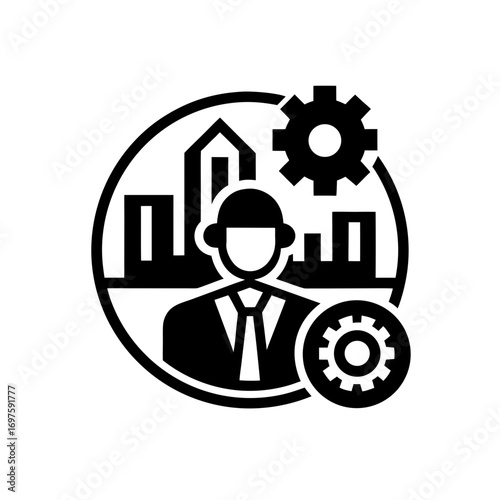 operations research vector monotone icon 