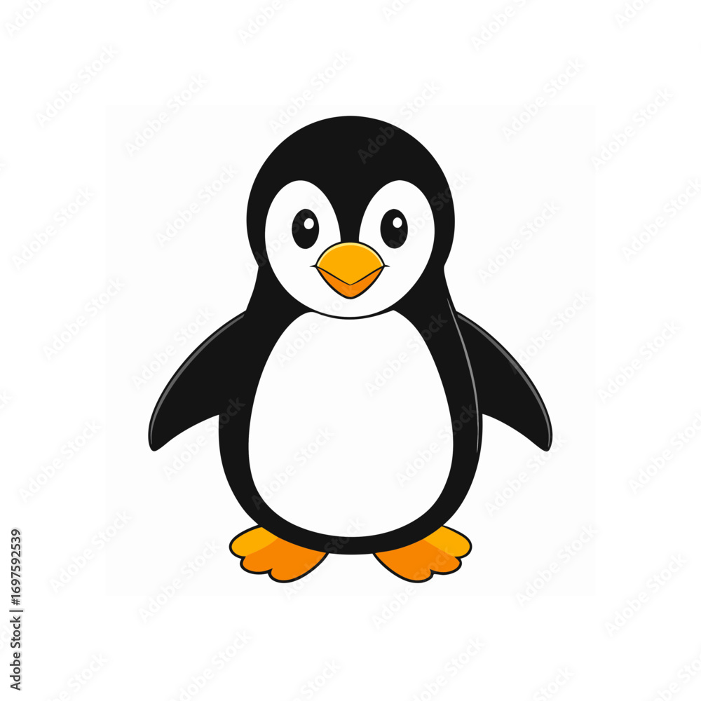 Fototapeta premium penguin vector illustration