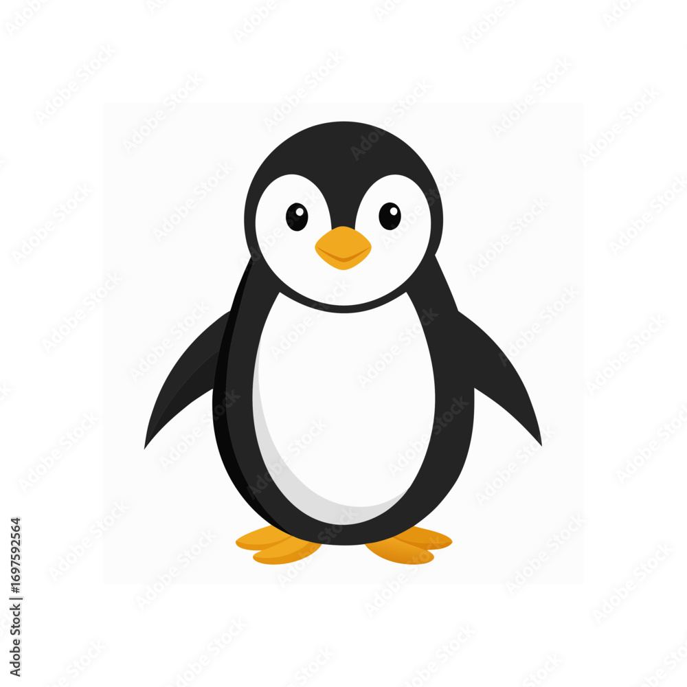 Fototapeta premium penguin vector illustration