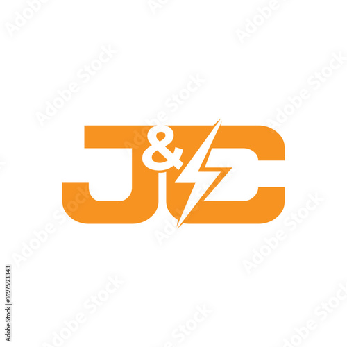 J&C volt vector illustration of an abstract background