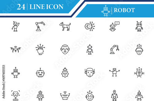 Robot Icon Vector Illustration