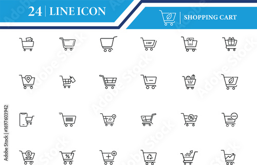 Shopping Cart Icon Vector Illustration