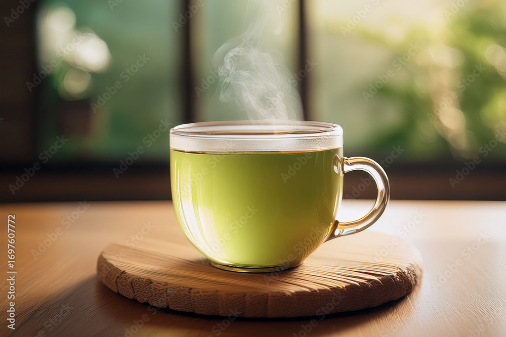 Obraz premium A tranquil drink image promoting emotional intelligence and healthy habits for children 