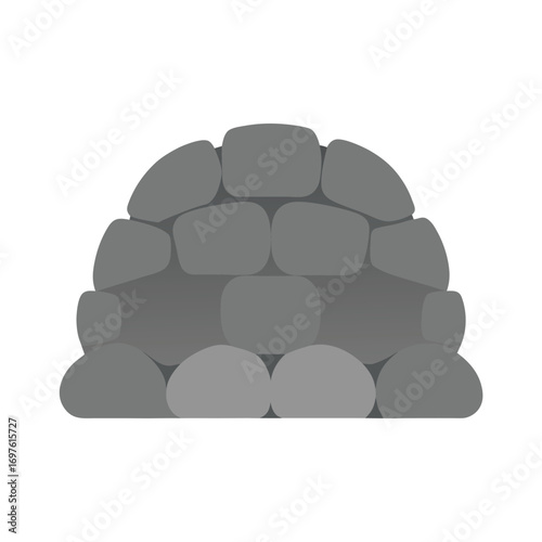 Realistic stone masonry texture background design