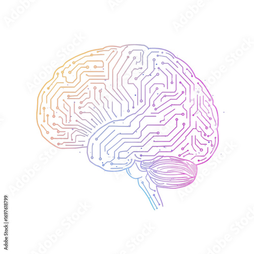Futuristic Brain Circuit