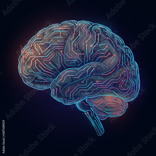 Futuristic Brain Circuit
