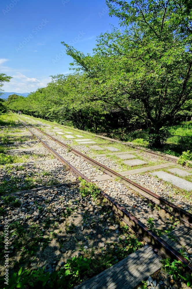 Obraz premium 京都、蹴上インクラインの風景