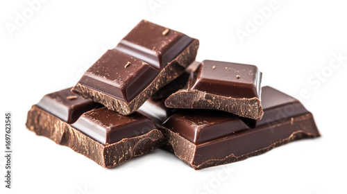 Chocolate isolated on a white background