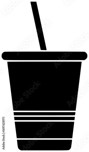 drink illustration day silhouette straw logo cup icon beverage outline lifestyle glass plastic healthy young woman water female fresh shape for vector graphic background