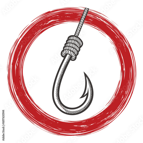 Vibrant Create Bold Stroke Circle Hook Creative Visual
