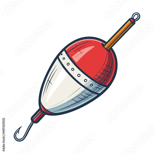 Elegant Create Bold Stroke Fishing Float Bobber Creative Visual