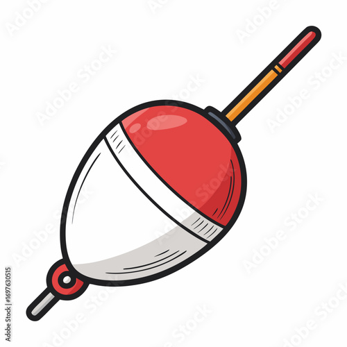 Create Bold Stroke Fishing Float Bobber Professional Photo Suitable for Design