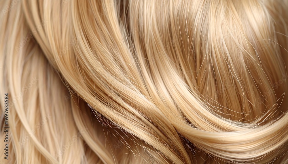 Fototapeta premium Healthy, flowing blonde hair
