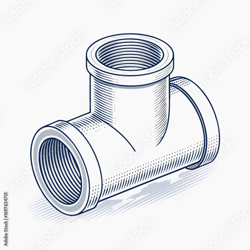Featuring Create Bold Stroke Reducer Pipe Fitting Beautiful Premium Digital Asset