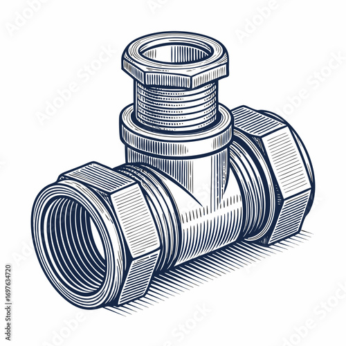 Elegant Create Bold Stroke Reducer Pipe Fitting Creative Visual