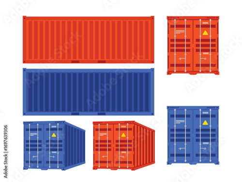 Cargo container set