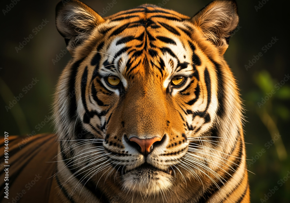 Fototapeta premium portrait of a bengal tiger