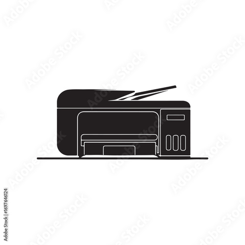 Printer Silhouette Vector (2).eps