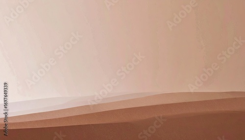 Abstract Desert Landscape in Warm Hues