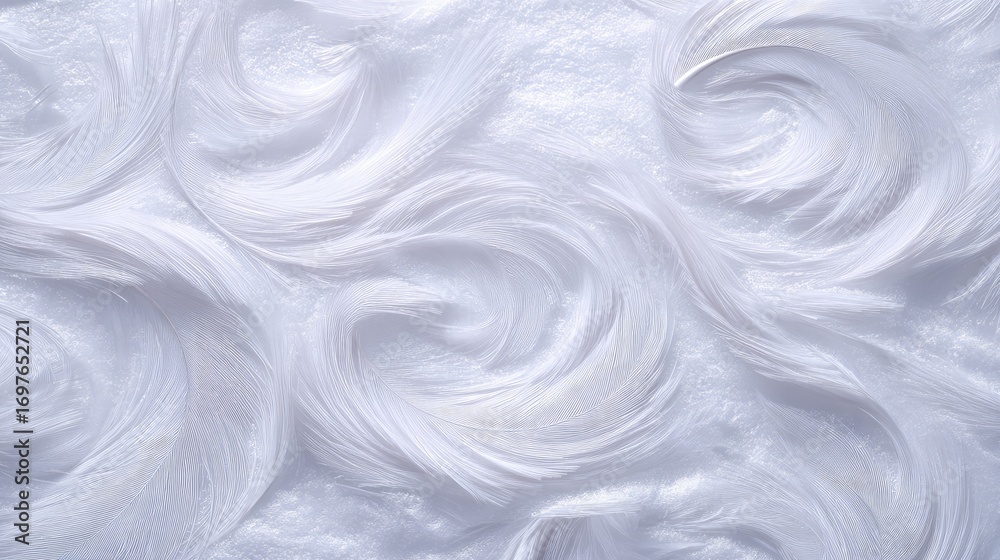 Obraz premium Abstract White Glitter Swirl Texture Background