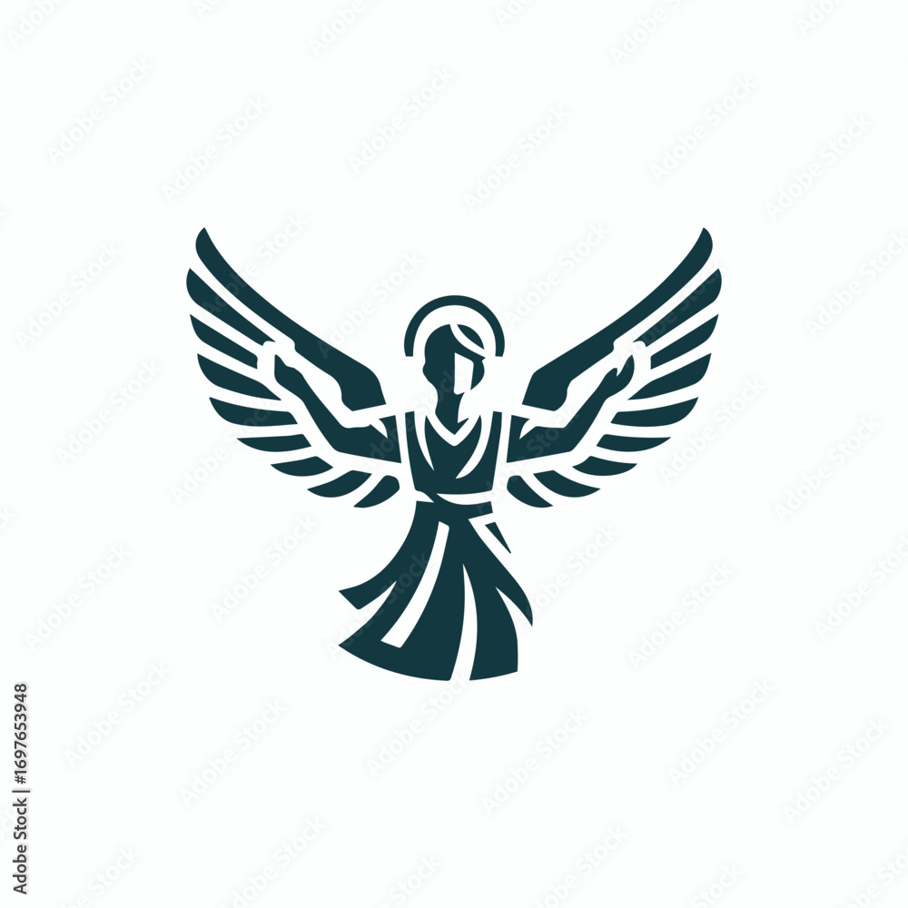 Obraz premium Victorious Angel Logo
