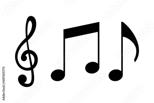 Music Notes Set of Three