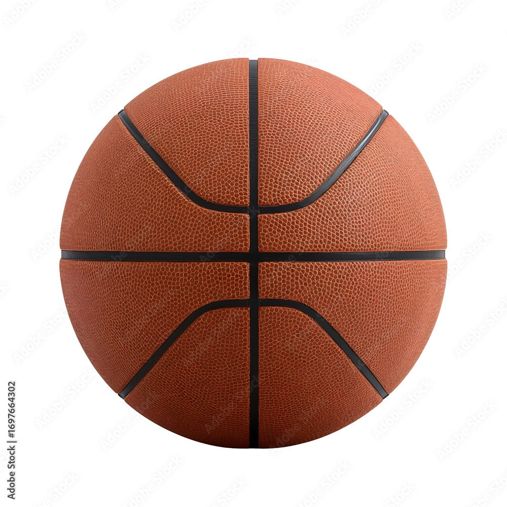 Fototapeta premium basketball ball isolated on white