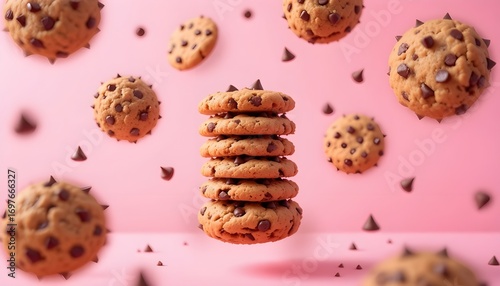 chocolate chip cookies with chocolate