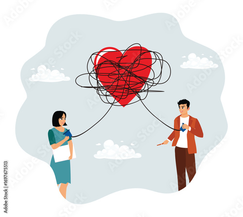 Couples experienced complex communication problems.