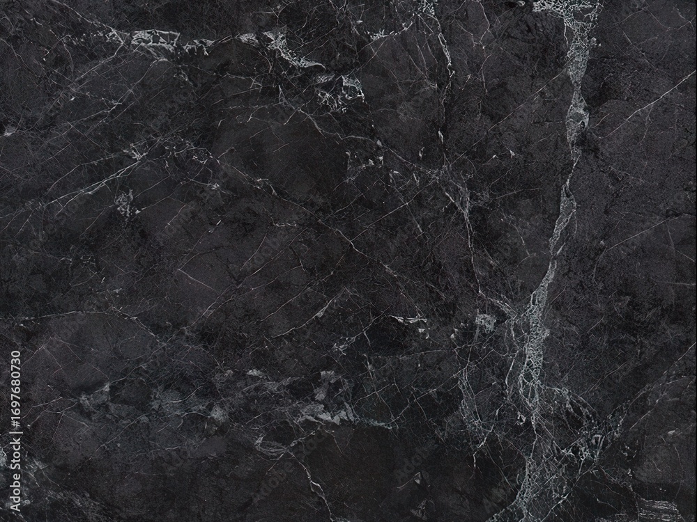 Naklejka premium Black Marble Texture, Elegant Stone Background, Luxury Marble Pattern