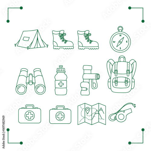 Camping and hiking gear essentials for outdoor adventures and exploration.