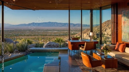 Modern Desert Home With Panoramic View