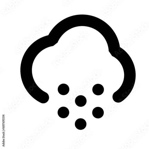 Dazzle line icon weather 