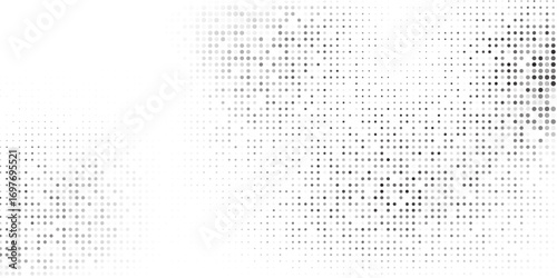 Abstract halftone gradient texture. Vanishing polka dot illustration mesh simple abstract